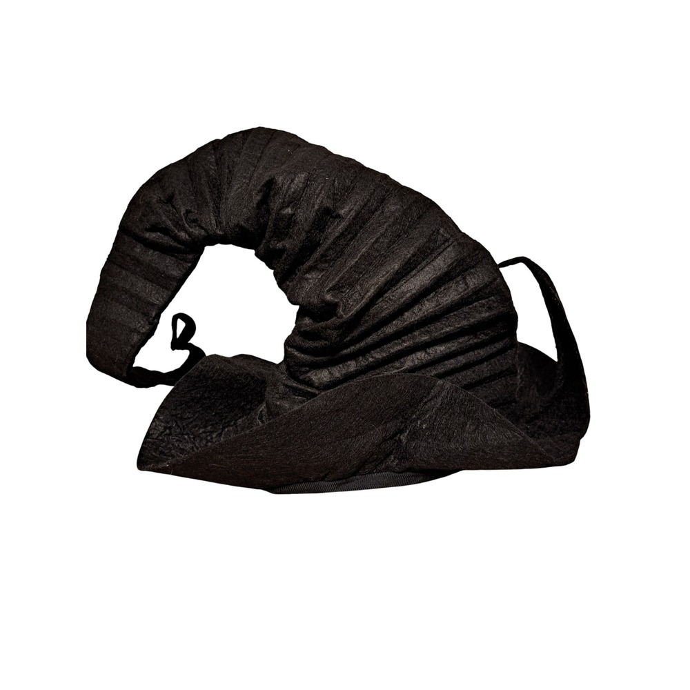 Black Witch Hat Costume Accessory Halloween Party Cosplay